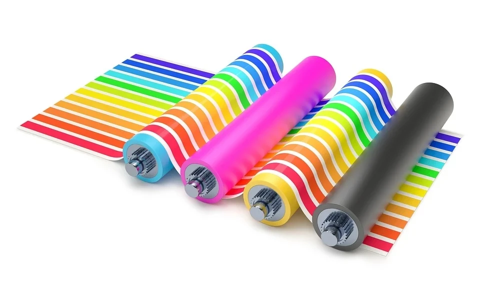 Vierfarb Offsetdruck CMYK