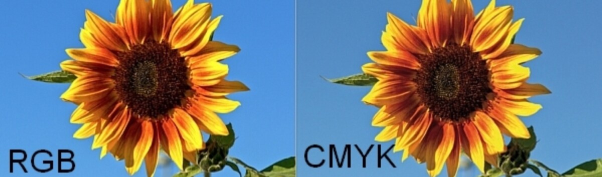 Vergleich CMYK und RGB