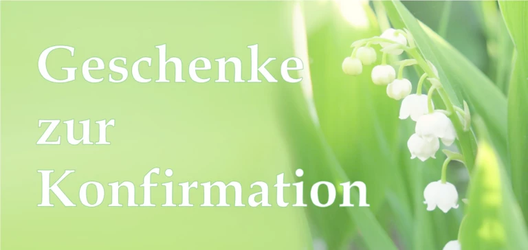 Geschenkideen zur Konfirmation