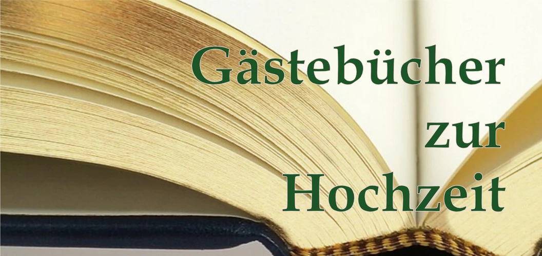 Gästebücher zur Hochzeit
