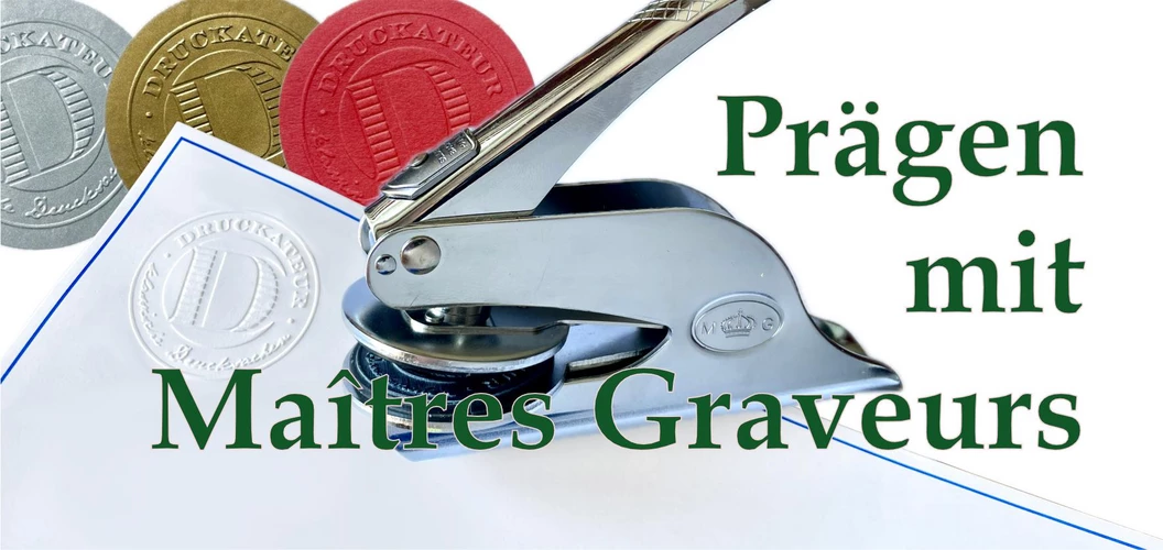 Prägezangen von Maîtres graveurs